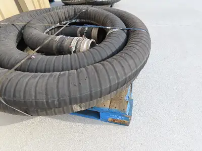 Jason 4470 Dry Bulk Material Suction Hose 5" ID x 47' Gum Rubber 75 PSI