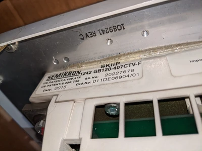Semikron Integrated Intelligent Powerback 1242 GB120-407CTV-F