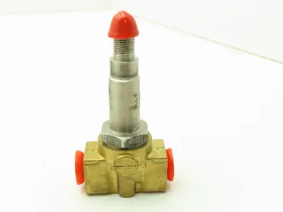 Honeywell Skinner 713N6 Solenoid Valve 3-Way (NC) 1/4" NPT -No Coil  LOT OF 2