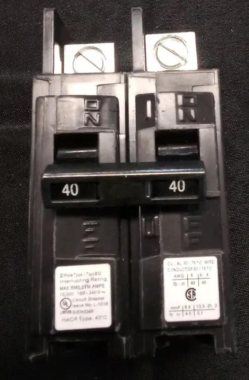 Used Siemens Siemens BQ2B040L 2-POLE 40A CIRCUIT BREAKER Circuit Breakers US | Infinity wholesale & Supply LLC #1305711