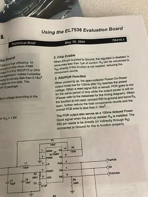 INTERSIL EL7536EVAL1 REV. A0