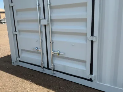 2026 40’L x 8’W x 9’ 6”T High Cube Shipping/Ground Container, swing doors on one end and four sets o...