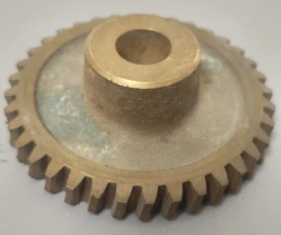 🔥Bronze Worm Gear with Hub, 5/8" Shaft, 36 Teeth, 18 Pitch