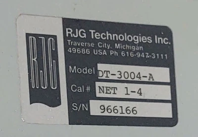 USED RJG Technologies DT-3004-A