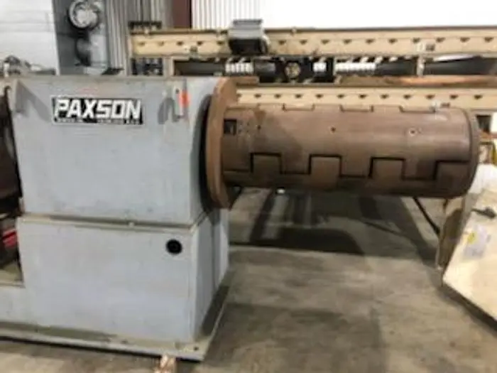 48" x 20,000 Lb. Paxson Uncoiler (Used)