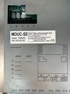 Okuma Servo Drive Inverter MDUC-SE /MCS (7.6.2)