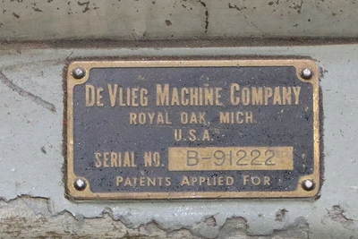 Used DeVlieg 30"H x 16-1/2"W x 16"D Cast Iron Precision Angle Plates New Jersey US | Machinery Values #944384