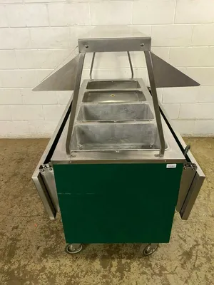 152-0404 Heritage Buffet with 2 Hot Wells and 2 Self Contained Cold Wells