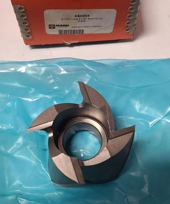 Milling High Speed Steel HSS Moon Cutter ASH254 2-1/2 x 1-5/8 x 1 4T Shell AL