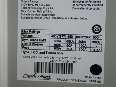 NEW ALLEN BRADLEY 280DF12Z10CCRSM