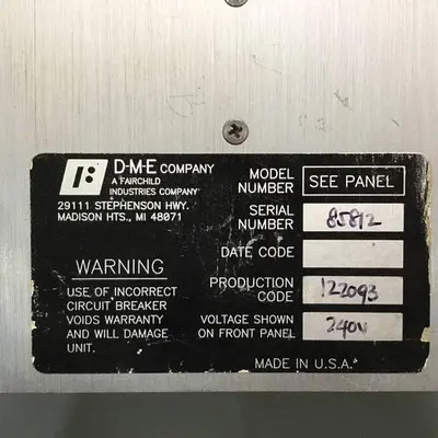 USED DME CSS30G