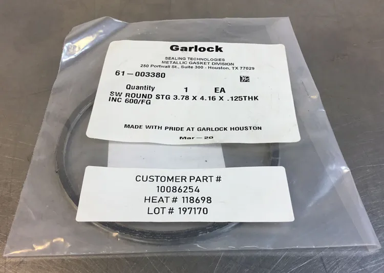Used Garlock _UNKNOWN_ Seals & Gaskets South Carolina US | Palmetto Automation #1166091