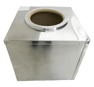 34″ x 34″ Stainless Steel Charcoal Tandoor Clay Oven