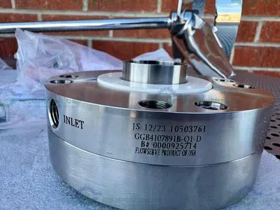 NEW LIGHTNIN / SPX SR3S50 REACTOR MIXER 11" FLANGE FITTING W/ .5 HP MOTOR, IMPELLER