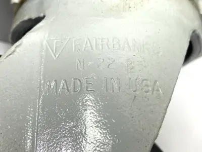 New | in-Stock Fairbanks Top Plate Mount Swivel Caster 500lb Rubber 8" Dia PKG OF 4 Casters Michigan US | Maverick Industrial Sales #1389524