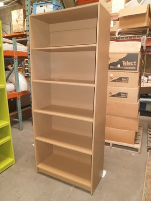 Custom Brown  Design Storage Unit Design Furniture 34"X16"X80" 5 Shelves