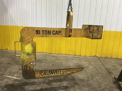 10 TON X 48" CALDWELL MODEL #82-10-48 COIL LIFT C HOOK: YOBRO #25228