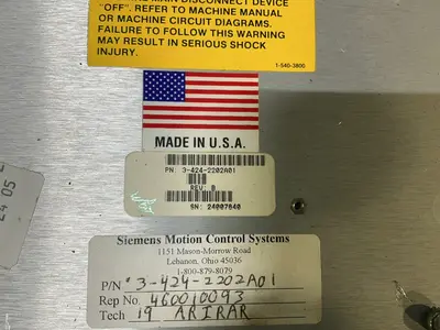 Used SIEMENS CINCINNATI 34242202A01 CNC & N/C Controls Ohio US | HGR 24 #1355933