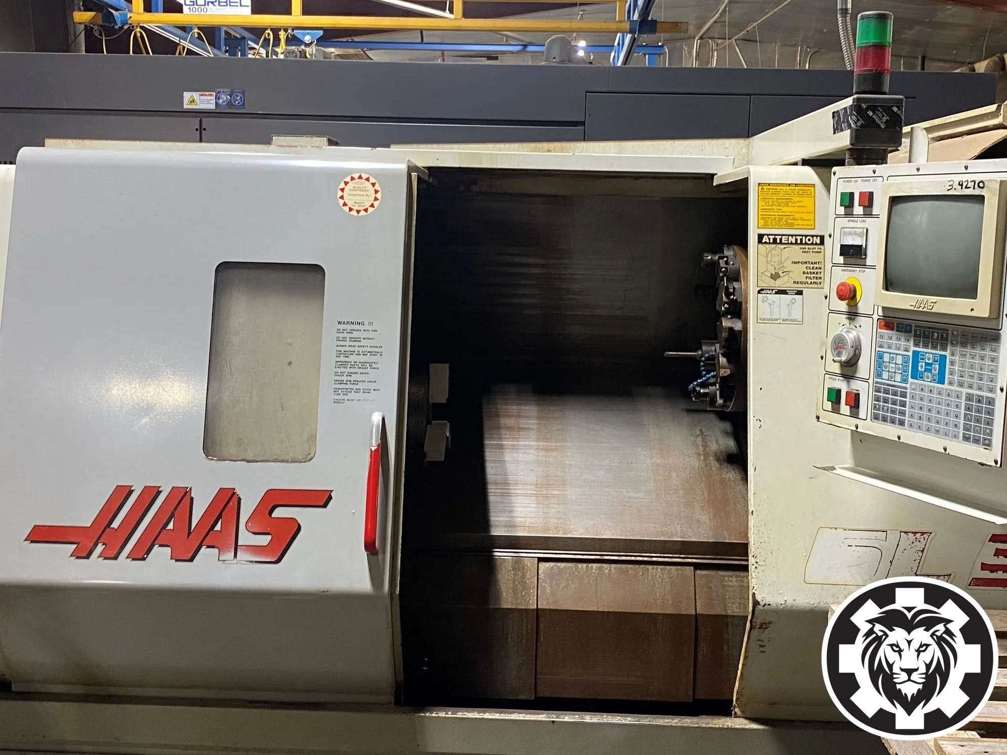 Haas SL-30T CNC Lathe, 1999 - Tool Presetter, Chip Conveyor