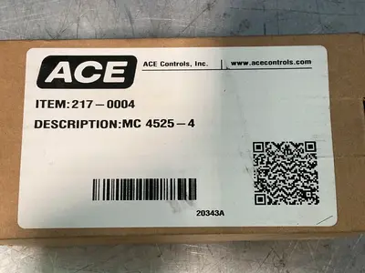 New | in-Stock ACE CONTROLS 2170004 Miscellaneous MRO Ohio US | HGR 24 #1310000