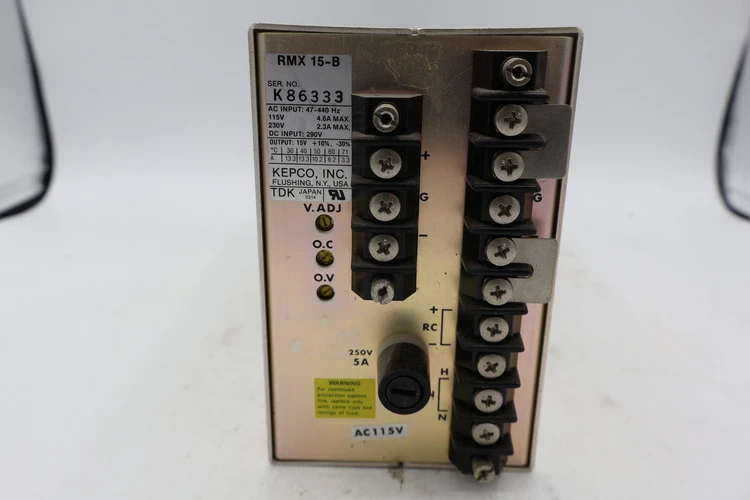 Used KEPCO RMX 15-B Misc Electrical & Power Parts | BG Industrial Surplus #471411