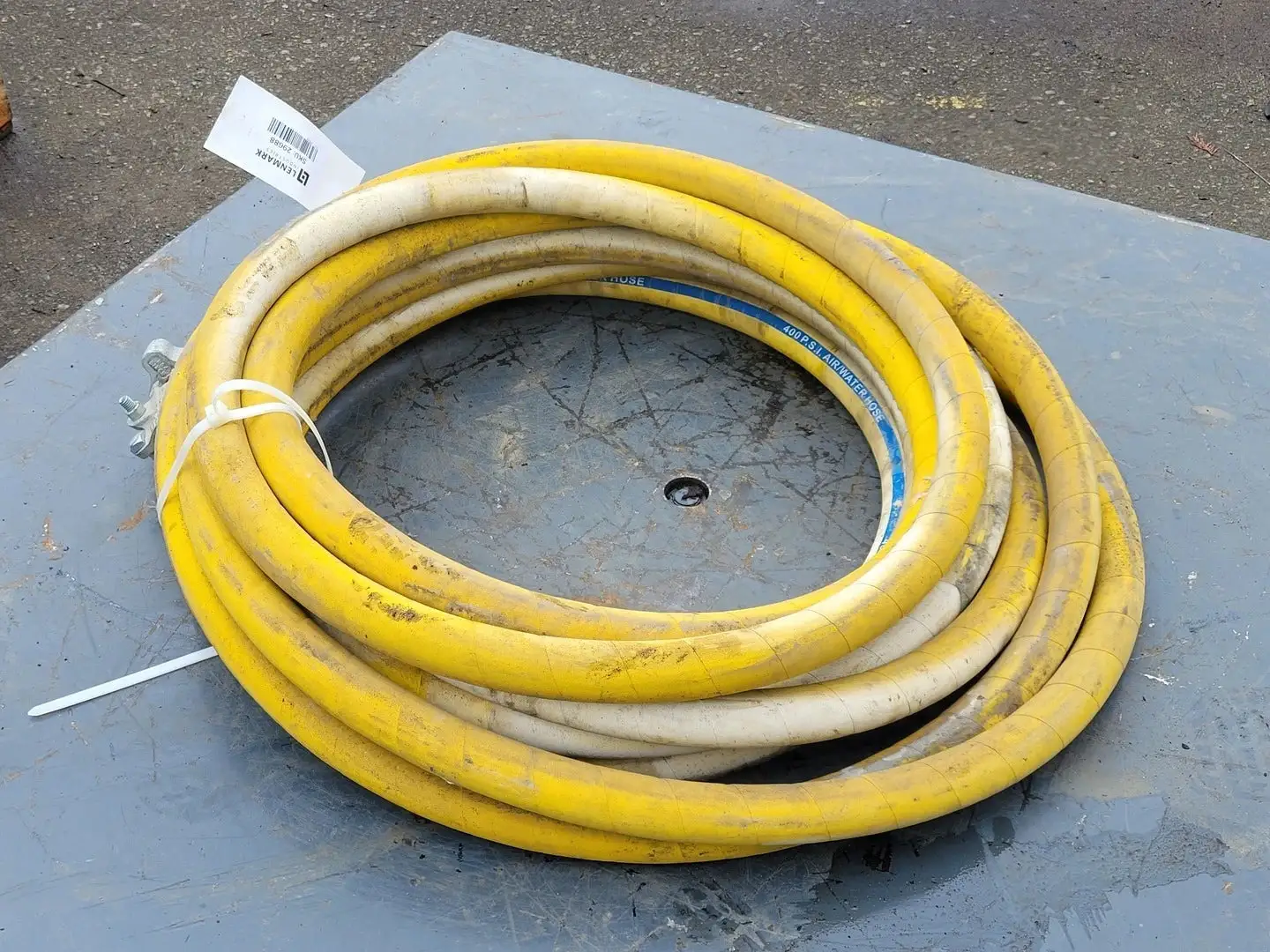 1" x 55 FT 400 PSI Yellow Air/Water Hose