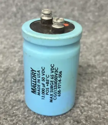 Used Mallory CGS133U050V3C Capacitors California US | Davliegogo LLC #1706165