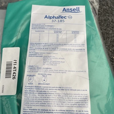 New | in-Stock Ansell 37-185-8 Apparel, Gloves, Lab Coats California US | Davliegogo LLC #1706897