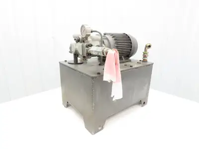 Toyopac TP40NA Hydraulic Power Unit 10 Gal 6.5gpm 2000psi Toyo-Oki Pump 230V 3PH