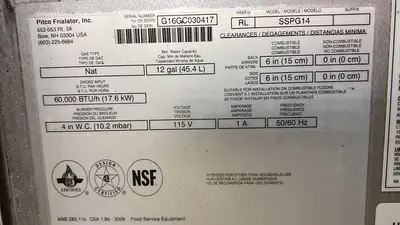 Used Pitco Used Pitco SSPG14 Solstice Supreme 12 Gallon NG Pasta Cooker Rethermalizer - RL - 2 Gas Cooking Equipment Illinois US | Falcon Restaurant Supply #1373577