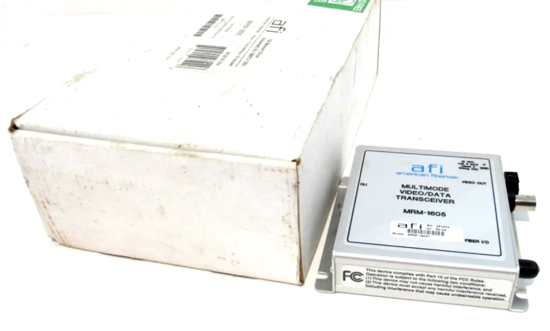 NEW AMERICAN FIBERTEK MRM-1605 TRANSCEIVER MRM1605