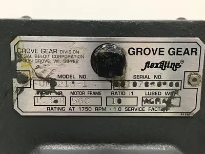 USED GROVE GEAR HM0218-1