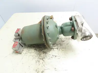 ITT Grinnell Pneumatic Diaphragm Actuator Valve 1-1/2" CF8 Stainless Butt Weld