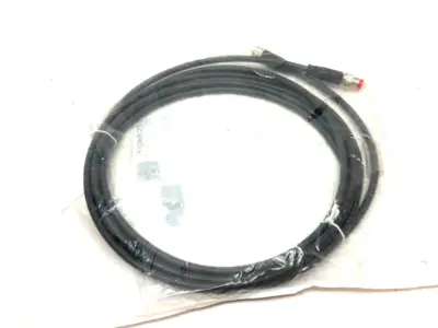 NEW BECKHOFF DOUBLE ENDED POWER CORDSET M8 4-PIN 3M LENGTH