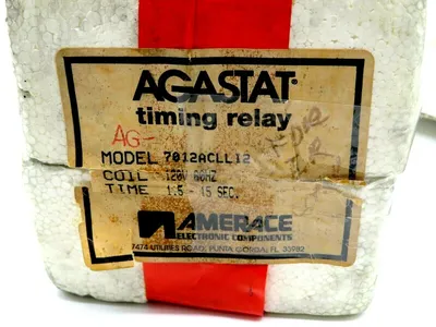 NEW AGASTAT 7012ACLLI2 TIMING RELAY 120V 60HZ