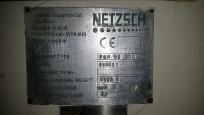 500L NETZSCH PMD 500 VC PLANETARY DISPERSING MIXER, 460V