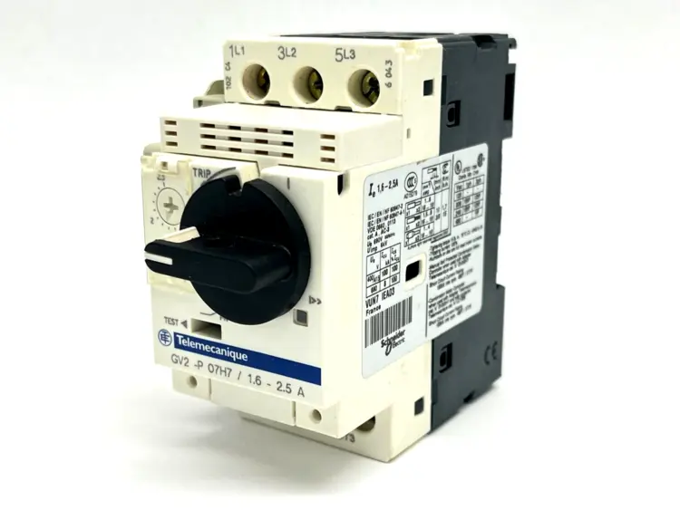 Used SCHNEIDER ELECTRIC, TELEMECANIQUE MANUAL STARTER 1.6-2.5A W/ GV2-AN11 AUXILIARY BLOCK Misc Industrial Equipment | Maverick Industrial Sales #1104622