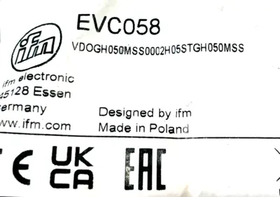 NEW IFM EFECTOR VDOGH050MSS0002H05STGH050MSS EVC058 CABLE 2M LOT OF 2