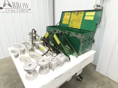 Greenlee One Shot Hydraulic Bender 883-4 Set 1.25-3" Rigid Conduit Needs Rebuilt