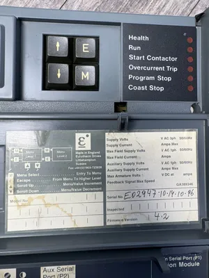 Eurotherm Drives 590S/0350/9/1/0/00 General Purpose DC Drives | ESS Industrial Equipment Sales (10)