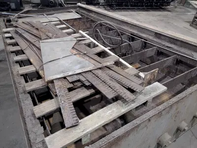 8' X 15' WATERJET TANK / PLASMA CUTTING TABLE: STOCK #23334