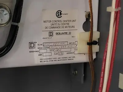 USED SQUARE D MODEL 6