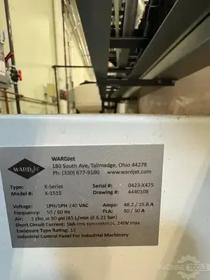 Used 2023 WARDJET X-1515 Waterjet Cutters Arizona US | KD Machinery #1341543