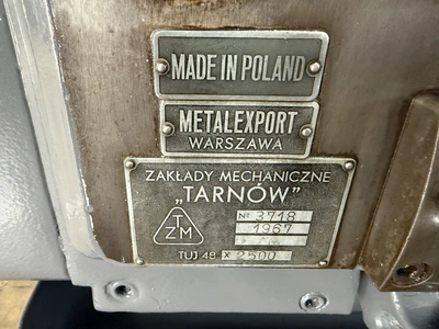 TARNOW TUJ 48 X 2500 LATHES, ENGINE | Wheeler Machinery Sales (9)