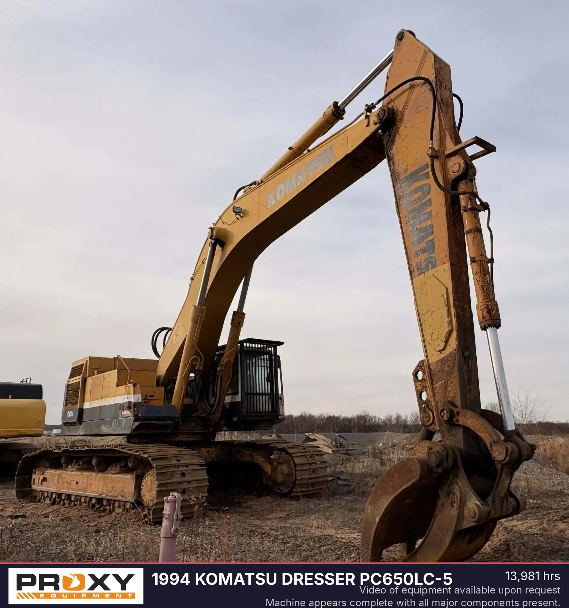 Used 1993 KOMATSU DRESSER PC650LC-5 Crawler Excavators New Jersey US | Proxy Equipment #1381694