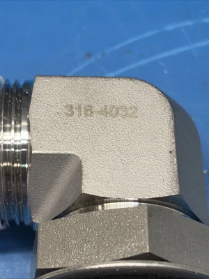 (2) Female (NPT) 90° Elbow Forged 316 -4032 Stainless Steel Fast 🇺🇸 Shipping