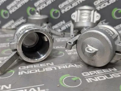 Lot of 5 Dixon 100-DC-SS Cam and Groove Type Dust Caps New