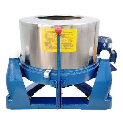 NEW: Chinese 20 x 11 perforate basket laundry centrifuge, 304SS.