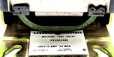 NEW GENERAL ELECTRIC 2810A14AC MACHINE TOOL RELAY
