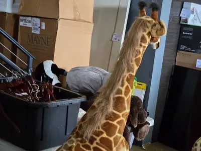 Giraffe Statue 70" x 36"